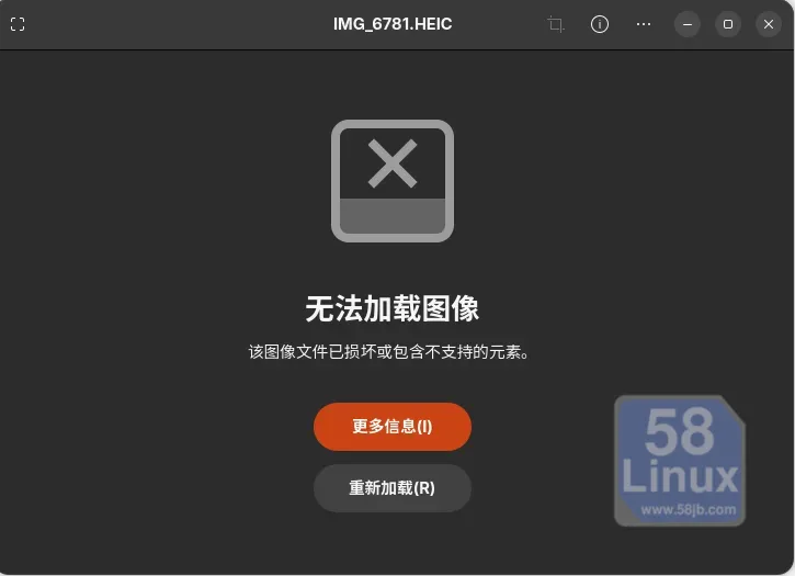 Ubuntu 26.04 LTS 系统中 HEIC 格式图片无法加载