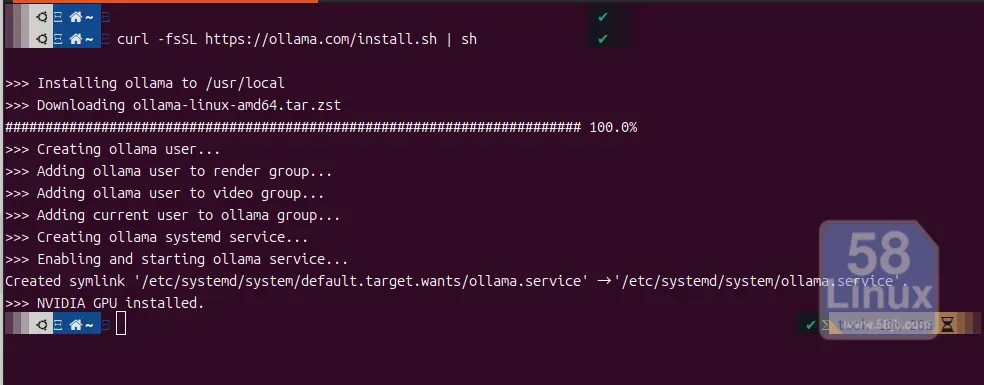 Ubuntu26.04 安装ollama